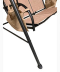 Close-up of GT GSS00133C sling swing frame for Replacement Canopy Top Cover with durable polyester seats and sturdy metal legs.