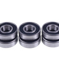 6 Piece Hella Durable Replacement Bearings For John Deere MT3069 JD7142 JD7677 M110024 JD10363, silver precision units for heavy loads.