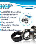 Front Load Washer Bearing And Seal Kit Tub Replacement includes chrome steel components for LG and Kenmore machines, reducing noise.