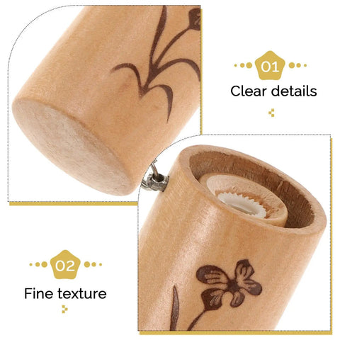 Close-up view of Top Shelf Wooden Replacement Umbrella Handle For Folding Parasols and Sun Canopies with fine texture detail.