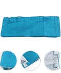 No Fuss Heavy Duty Folding Clothes Storage Bin With Sturdy Handles And Smart Compartments For Bed Sheets Blankets And Closets, folded view.