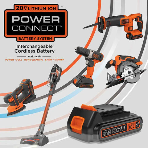 20V Max Cordless Drill Driver With Battery And Charger, LED Work Light, Lightweight 3.5 Lb Design with compatible tools.