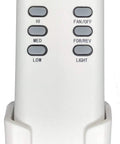 UC7848T V2 Fan Remote Transmitter Replacement With Wall Holder For Ceiling Fans, 5 Dip Switches, Includes Wall Mount, 9V Battery Not Included, Easy Install, Fits UC7848T V2 and Discontinued Versions.