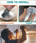 Installation of Under Cabinet Lighting Kit Easy Install with Dimmable Wireless RF Remote for Curio Display Case LED Puck Lights.