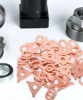 Dent Puller Ring Set For Automotive Body Repair Pro Grade Sheet Metal Fix with copper washers and iron components