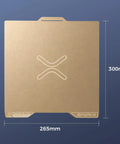 Heavy Duty Flexible Pei Build Plate For 3D Printers Slick Dual Sided Textured Steel Sheet dimensions 265x300mm