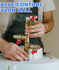 Five Pack Of Solid Nylon Balls One Inch Diameter Pa Plastic Bearing Beads For Smooth Rolling DIY valve control installation.
