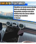 Ultra Soft Microfiber Car Touch Screen Cleaning Cloth used on car dashboard display with streak-free wipes for electronics
