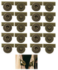 Rad Magnetic Snaps for Purses and Totes No Sew Button Clasps 40 Piece Variety Pack with 4 Stylish Colors, zinc alloy hardware.