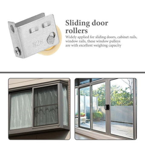 Built Like A Tank Stainless Steel Sliding Door Roller With Silky Smooth Track Guide, ideal for heavy duty glass windows.