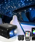 Dope Dual Color 20W Twinkle Starlight Headliner Kit with 590 Fiber Optic Cables 9.8ft Run Sound Activated Music Mode App and Remote Control