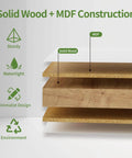Solid Wood + MDF construction details highlighting sturdy and watertight features for White Interior Sliding Barn Door 38 By 84 Inches With Heavy Duty Track Smooth Glide Rollers For Closet Bedroom Bathroom No Sweat Setup Moisture Shield Finish Clean Look Room Refresh.