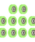 10 Piece Green U-Groove Nylon Plastic Guide Bearings Rollers 5X23X7mm for smooth rolling on sliding doors