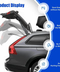 Heavy Duty Rear Hatch Shock Struts And Tailgate Lift Supports For 2010 2014 Subaru Legacy Outback Wagon displayed on vehicle rear hatch.