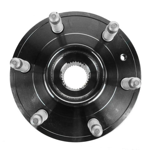 Front Wheel Bearing Hub Assembly Direct Replacement Heavy Duty Construction Rock Solid Strength Seamless Plug And Play Retrofit Secure Mounting Oem Ref 513277 15918787 top view with 5 bolt holes and inner spline detail.