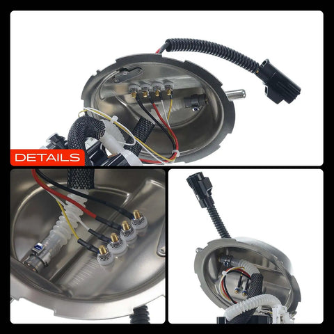 Electric Fuel Pump Module Assembly For Mazda 3 2004 2009 2.0l 2.3l California Emissions detailed view of internal wiring and connectors.