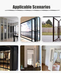 Heavy Duty Stainless Steel 180 Degree Folding Swing Door Hinges For Closet Cabinet in various applicable scenarios.