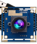 Rock Solid 1080P USB Security Camera Module With Wide Angle Lens And Killer Low Light Setup Smooth 30FPS High Speed PC Webcam, USB connection visible.