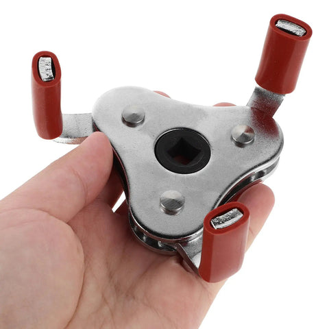 Game Changing Aluminum Alloy Smoke Detector Transducer Disassembly Tool For Rapid Sensor Replacement And Knuckle Saving Home Maintenance Upkeep Projects Today held in hand.