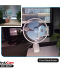Dope USB 3.0 Global Shutter Camera Module With IMX296 capturing color global shutter fan in office setting
