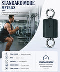 Heavy Duty 500Kg Isometric Strength Tester And Push Pull Dynamometer Platform shown in use in gym, measuring strength metrics.