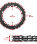 Built Tough Starter Clutch One Way Sprag Bearing Drop Right In Direct Fit For Kawasaki Kfx450r Ksf450b Klx450r Klx450a 2008 2019 dimensions and structure