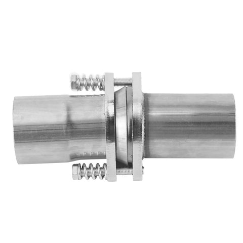 Stainless Steel Flange Repair Pipe Kit With Spring For Fast Leak Seal And Quick Install Universal Fit For 2.75 Inch Tubing durable fixture.