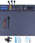 magnetic esd safe work mat with tools and grounding kit