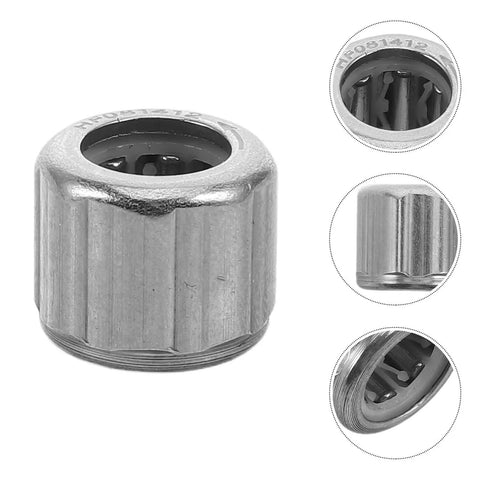 4 Pack One Way Needle Roller Bearings 8mm Inner Diameter 14mm Outer Diameter Anti Reverse Silent Operation Heavy Duty Bearing For Gym Machines Home Fitness detailed view of steel clutch component.