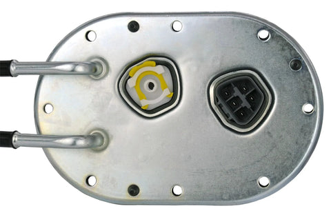 Fuel Pump Module Assembly Direct Fit Replacement For 2001 2002 Toyota 4Runner V6 3.4L top view showing underside connectors