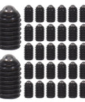 Big Time Stainless Steel Ball Plunger Set M4X6MM Spring Loaded Positioning Screws in black finish, showing multiple screws.