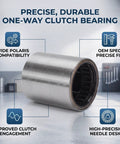 Heavy Duty One Way Primary Clutch Needle Bearing For Can Am Sportsman And Outlander Oem 1520836, steel, front view showcasing durable design.