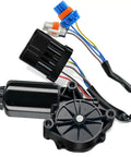 Left Driver Side Headlight Motor Assembly Replacement For Chevrolet Corvette C5 2000 To 2004 5.7L V8 with wiring connectors.
