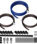 Heavy Duty Big 3 Upgrade Wiring Kit with 10 AWG Cca ground and power cables for stable voltage and quick install.