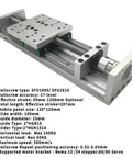 Badass Rigid Hgr15 Linear Guided Slide Table For X Y Z Cnc Rigs With Dead Silent Servo Motor And Polished Sf1610 Ball Screw Train