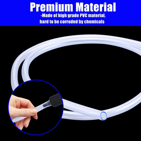 Downstream Soap Injector Siphon Hose With Filter For Pressure Washers, 10 Feet, 2 Filters, PVC Construction, corrosion resistant