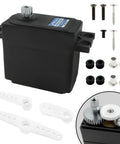 Beefed Up 21T 11KG Metal Gear Steering Servo For 1 To 14 Scale RC Cars And Trucks Upgraded Performance with included screws and gears