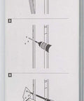 Hillman Hardware Essentials 851838 stainless steel self-closing gate spring, 12 in, adjustable tension