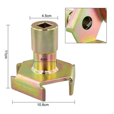 Beefy Primary Clutch Removal Tool And Steel Holding Fixture For P90 And P85 Compatible Polaris ATV Models RZR Ranger Sportsman Scrambler Magnum Xplorer Heavy Duty Stability For Easy Maintenance, 10.8cm steel fixture
