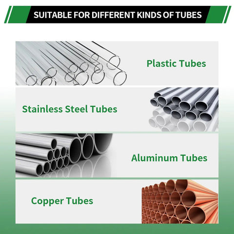 Suitable for plastic, stainless steel, aluminum, and copper tubes with Brass Compression Sleeve Kit With 460 Pieces Ferrules Inserts.