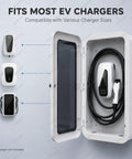 Built Like A Tank Zero Hassle EV Charger Enclosure With Secure Combo Lock And Clean Cable Routing For Tesla Wall Connector in open view