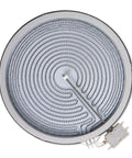 Top view of Upgrade 12 Inch Dual Haliant Radiant Surface Element for GE Ranges, showing spiral coil design, compatible with 30 inch stoves.