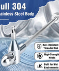 Built Like A Tank 304 Stainless Steel Washer Spring Removal Tool For Front Load Washing Machine Boot Gasket Replacement No Sweat Design With Serious Grip And Zero Fuss For Fast Fixes in a wet environment.