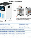 High Purity Hydrogen Inhalation Generator With Quiet Operation And Plug And Play Design Delivers 99.99 Percent Hydrogen, 3L Water Tank