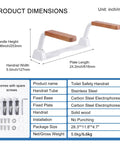 Hella Strong Toilet Safety Rails For Seniors With Badass Flip Up Armrests And Built Like A Truck Carbon Steel Frame dimensions image
