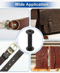 Hella Durable M5x22mm Chicago Screw Posts With Phillips Heads and Nail Rivet Studs for Leathercraft Projects shown in various applications.