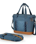 Pacifica Collapsible Cooler Bag Medium Portable Insulated Cooler For Travel And Beach Days On The Go Foldable And Leakproof Soft Carry Cooler For Picnics Road Trips And Outdoor Adventures Holds Up To 30 Cans with collapsible feature shown