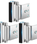 3-Pack Heavy Duty Door Reinforcement Lock For Ultimate Home Security And Kid Proof Safety Featuring Tough As Nails Aluminum Alloy Construction