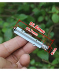50mm Precision Screw Slide Stepper Linear Actuator held in hand, showing dimensions for CNC and Robotics
