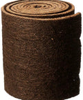 Brown rolled Border Protection Edging Weed Mat 10 Ft Long By 9 In Wide Landscape Fabric for garden beds and pathways
